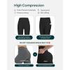 PAVOI ACTIVE Leggings with Pockets | Compressive High Waisted Butt Sculpting Women’s Full Length Workout Pants | HiPerform(Black)
