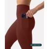 PAVOI ACTIVE Leggings with Pockets | Compressive High Waisted Butt Sculpting Women’s Full Length Workout Pants | HiPerform(Chocolate)
