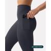 PAVOI ACTIVE Leggings with Pockets | Compressive High Waisted Butt Sculpting Women’s Full Length Workout Pants | HiPerform(Graphite)