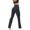 PAVOI ACTIVE High Waisted Flare Leggings for Women – Buttery Soft Bell Bottom Workout Flared Wide Leg Yoga Pants – FlexFlow(Slate)