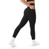PAVOI ACTIVE Leggings with Pockets | Compressive High Waisted Butt Sculpting Women’s Full Length Workout Pants | HiPerform(Black)