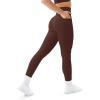 PAVOI ACTIVE Leggings with Pockets | Compressive High Waisted Butt Sculpting Women’s Full Length Workout Pants | HiPerform(Cocoa)