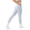 PAVOI ACTIVE Leggings with Pockets | Compressive High Waisted Butt Sculpting Women’s Full Length Workout Pants | HiPerform(Silver)