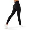 PAVOI ACTIVE Seamless Scrunch Butt Leggings | High Waisted Compression Sculpting Women Full Length Workout Pants | SculptForm(Black)