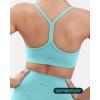 PAVOI ACTIVE Yoga Racerback Bras for Women – Buttery Soft Low Support Scoop Neck Y-Back Thin Strap Sports Bra – FlexFlow(Carribean Sea)