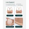 PAVOI ACTIVE Yoga Racerback Bras for Women – Buttery Soft Low Support Scoop Neck Y-Back Thin Strap Sports Bra – FlexFlow(Sienna)