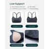 PAVOI ACTIVE Yoga Racerback Bras for Women – Buttery Soft Low Support Scoop Neck Y-Back Thin Strap Sports Bra – FlexFlow(Thunder)