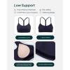 PAVOI ACTIVE Yoga Racerback Bras for Women – Buttery Soft Low Support Scoop Neck Y-Back Thin Strap Sports Bra – FlexFlow(Twilight)