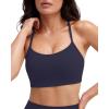 PAVOI ACTIVE Yoga Racerback Bras for Women – Buttery Soft Low Support Scoop Neck Y-Back Thin Strap Sports Bra – FlexFlow(Twilight)