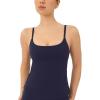 PAVOI ACTIVE Yoga Tank Top with Built in Bra for Women – Medium Support Shelf Bra Soft Workout Camisole Tops – FlexFlow(Twilight)