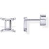 PAVOI 14K Gold Plated 925 Sterling Silver Posts Zodiac Sign Flat Back Earring Studs | Birthday Gift for Women | Astrology Earring Pair(Gemini)