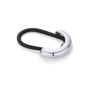 PAVOI 14K Yellow Gold Plated Arch Waterproof Chunky Metal Hair Band Ponytail Holders for Women – Stainless Steel Statement Cuff Fashion Accessories – Stretchy Gold Hair Ties(Arch White Gold)