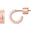 PAVOI 14K Gold Plated Thin Square Edge Open Hoop Earrings for Women | Trendy Lightweight Open Hoops(10.0 Millimeters)