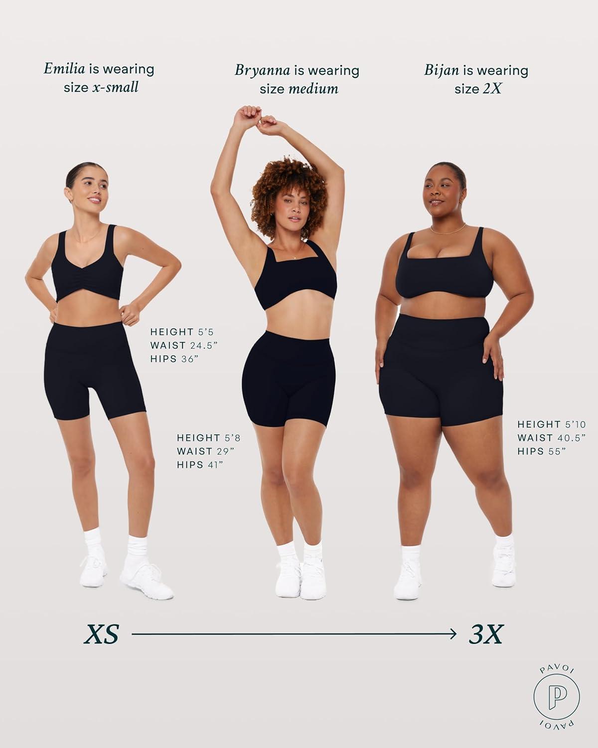 image:imagePAVOI ACTIVE Yoga Shorts for Women High Waisted Gym Shorts Buttery Soft Biker Workout Shorts 4 amp 6 Compression FitRose