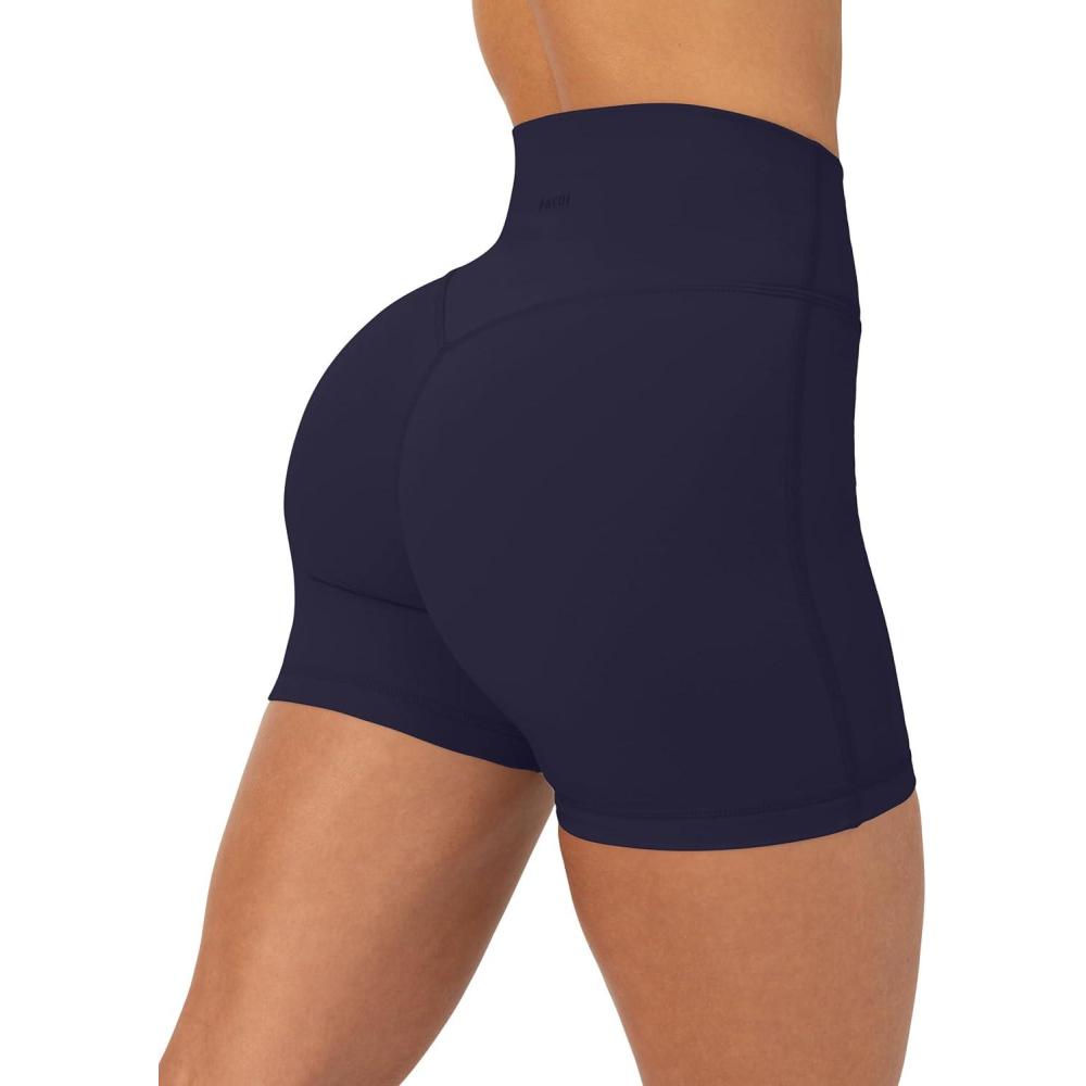 image:imagePAVOI ACTIVE Yoga Shorts for Women High Waisted Gym Shorts Buttery Soft Biker Workout Shorts 4 amp 6 Compression FitTwilight