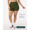 PAVOI ACTIVE Yoga Shorts for Women High Waisted Gym Shorts Buttery Soft Biker Workout Shorts 4″ & 6″ Compression Fit(Army)