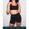 PAVOI ACTIVE Yoga Shorts for Women High Waisted Gym Shorts Buttery Soft Biker Workout Shorts 4″ & 6″ Compression Fit(Black)