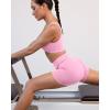 PAVOI ACTIVE Yoga Shorts for Women High Waisted Gym Shorts Buttery Soft Biker Workout Shorts 4″ & 6″ Compression Fit(Bubblegum)