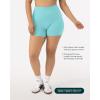 PAVOI ACTIVE Yoga Shorts for Women High Waisted Gym Shorts Buttery Soft Biker Workout Shorts 4″ & 6″ Compression Fit(Caribbean Sea)