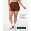 PAVOI ACTIVE Yoga Shorts for Women High Waisted Gym Shorts Buttery Soft Biker Workout Shorts 4″ & 6″ Compression Fit(Chocolate)