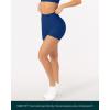 PAVOI ACTIVE Yoga Shorts for Women High Waisted Gym Shorts Buttery Soft Biker Workout Shorts 4″ & 6″ Compression Fit(Indigo)