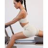 PAVOI ACTIVE Yoga Shorts for Women High Waisted Gym Shorts Buttery Soft Biker Workout Shorts 4″ & 6″ Compression Fit(Moon)