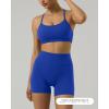 PAVOI ACTIVE Yoga Shorts for Women High Waisted Gym Shorts Buttery Soft Biker Workout Shorts 4″ & 6″ Compression Fit(Royal Blue)