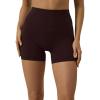 PAVOI ACTIVE Yoga Shorts for Women High Waisted Gym Shorts Buttery Soft Biker Workout Shorts 4″ & 6″ Compression Fit(Espresso)