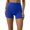PAVOI ACTIVE Yoga Shorts for Women High Waisted Gym Shorts Buttery Soft Biker Workout Shorts 4″ & 6″ Compression Fit(Royal Blue)