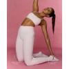 PAVOI ACTIVE Yoga Racerback Bras for Women – Buttery Soft Low Support Scoop Neck Y-Back Thin Strap Sports Bra – FlexFlow(Blossom Pink)