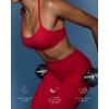 PAVOI ACTIVE Yoga Racerback Bras for Women – Buttery Soft Low Support Scoop Neck Y-Back Thin Strap Sports Bra – FlexFlow(Chilli Red)