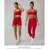 PAVOI ACTIVE Yoga Racerback Bras for Women – Buttery Soft Low Support Scoop Neck Y-Back Thin Strap Sports Bra – FlexFlow(Chilli Red)