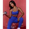 PAVOI ACTIVE Yoga Racerback Bras for Women – Buttery Soft Low Support Scoop Neck Y-Back Thin Strap Sports Bra – FlexFlow(Royal Blue)
