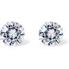 PAVOI 14K Real Gold Studs Moissanite Earrings for Women | 0.2-4 Carat Round Lab Created Moissanite Stone Solid Gold Stud Earrings Men(1CT/Pair – 5mm)
