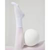 PAVOI ACTIVE Pilates Socks with Grips for Women – One Size Non Slip Quarter-Crew Grip Socks for Yoga, Barre – Bamboo Blend(Flower)