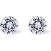 PAVOI 14K Real Gold Studs Moissanite Earrings for Women | 0.2-4 Carat Round Lab Created Moissanite Stone Solid Gold Stud Earrings Men(1.6CT/Pair – 6mm)