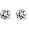 PAVOI 14K Real Gold Studs Moissanite Earrings for Women | 0.2-4 Carat Round Lab Created Moissanite Stone Solid Gold Stud Earrings Men(2.4CT/Pair – 7mm)