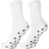 PAVOI ACTIVE Pilates Socks with Grips for Women – One Size Non Slip Quarter-Crew Grip Socks for Yoga, Barre – Bamboo Blend(Coffee Bean)