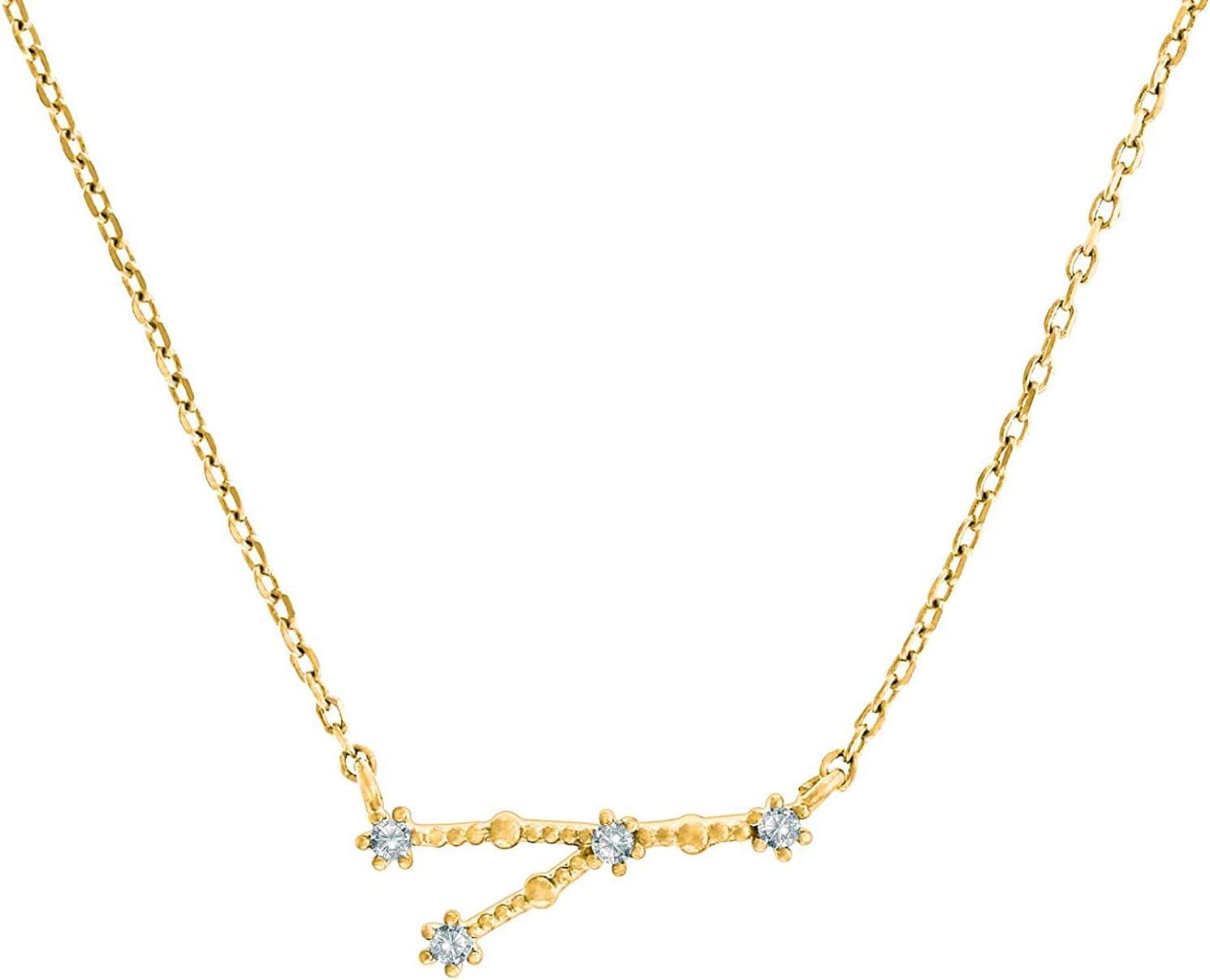 image:imagePAVOI 14K Gold Plated Astrology Constellation Horoscope Zodiac Necklace 1618Yellow Gold