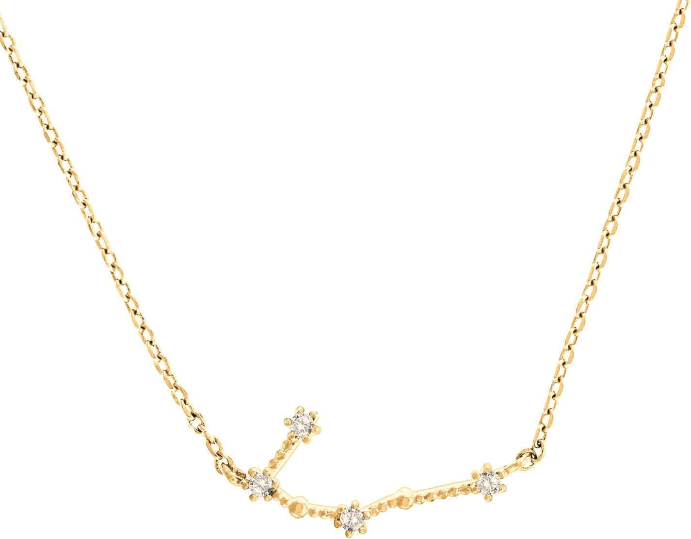 image:imagePAVOI 14K Gold Plated Astrology Constellation Horoscope Zodiac Necklace 1618Yellow Gold