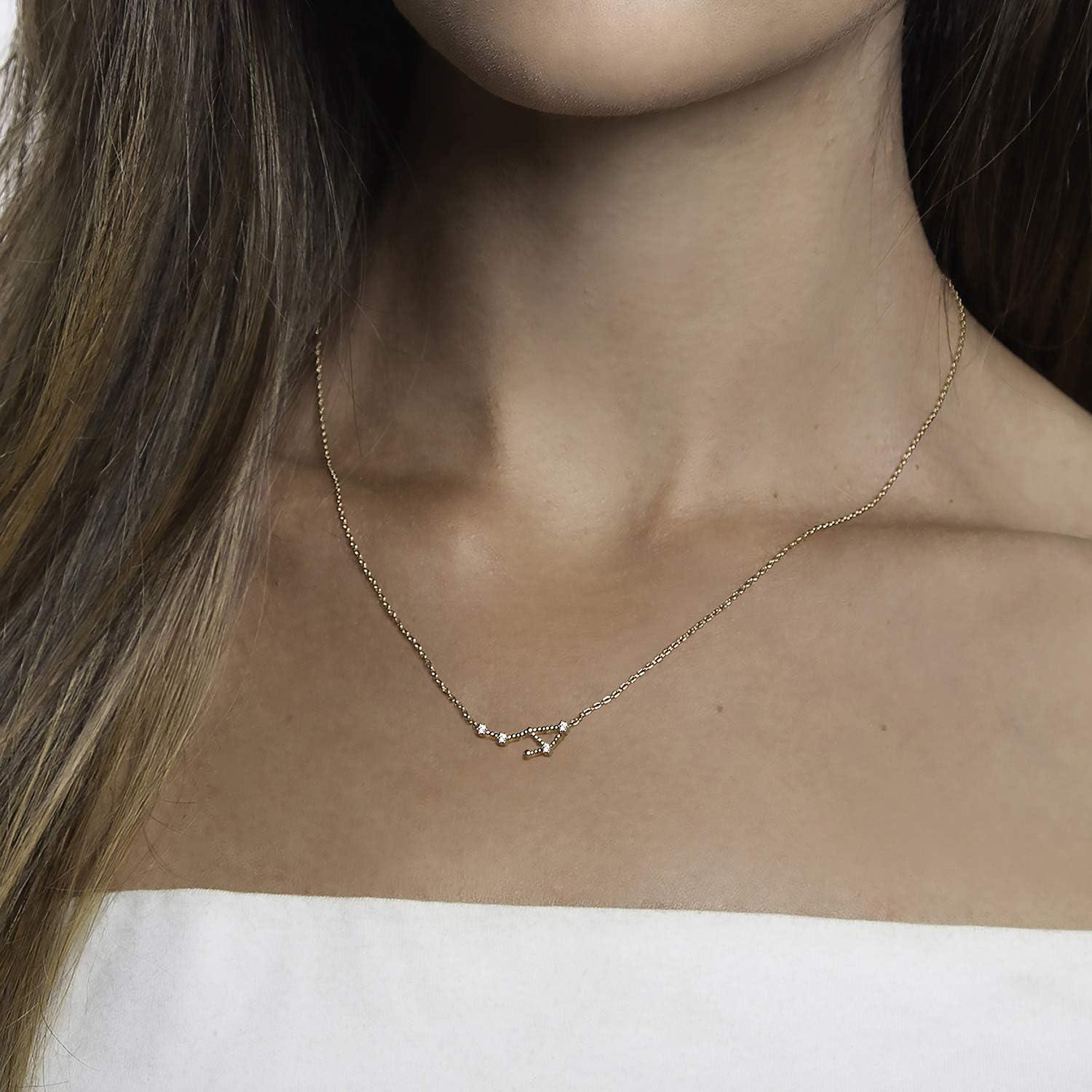 image:imagePAVOI 14K Gold Plated Astrology Constellation Horoscope Zodiac Necklace 1618Yellow Gold