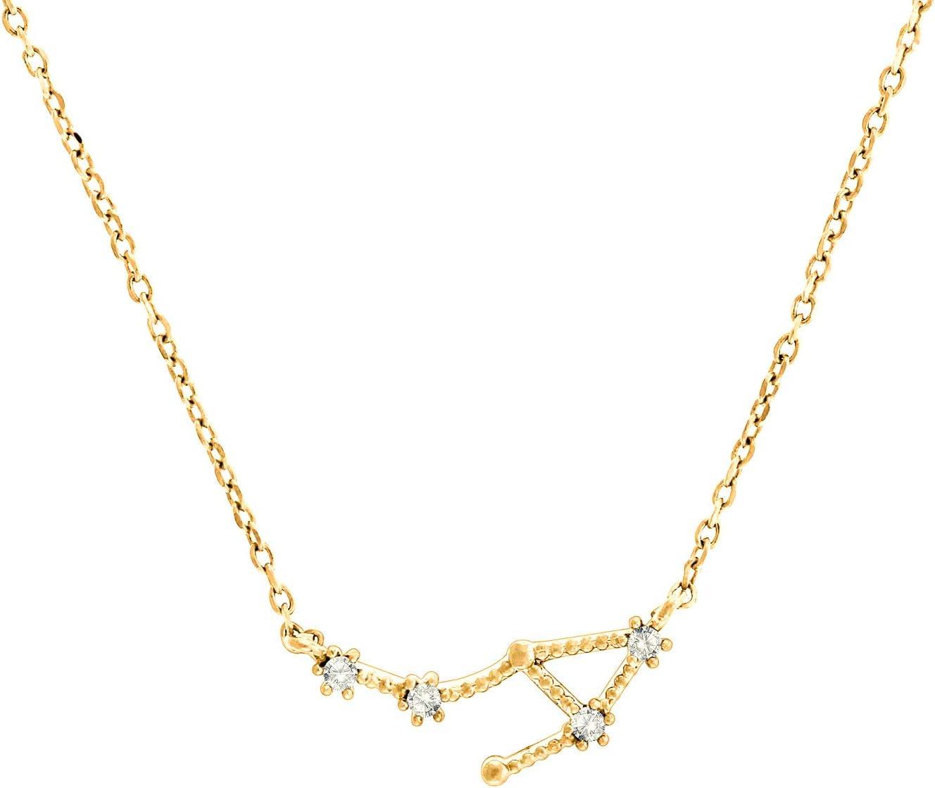 image:imagePAVOI 14K Gold Plated Astrology Constellation Horoscope Zodiac Necklace 1618Yellow Gold