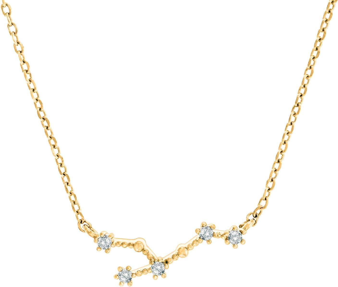 image:imagePAVOI 14K Gold Plated Astrology Constellation Horoscope Zodiac Necklace 1618Yellow Gold
