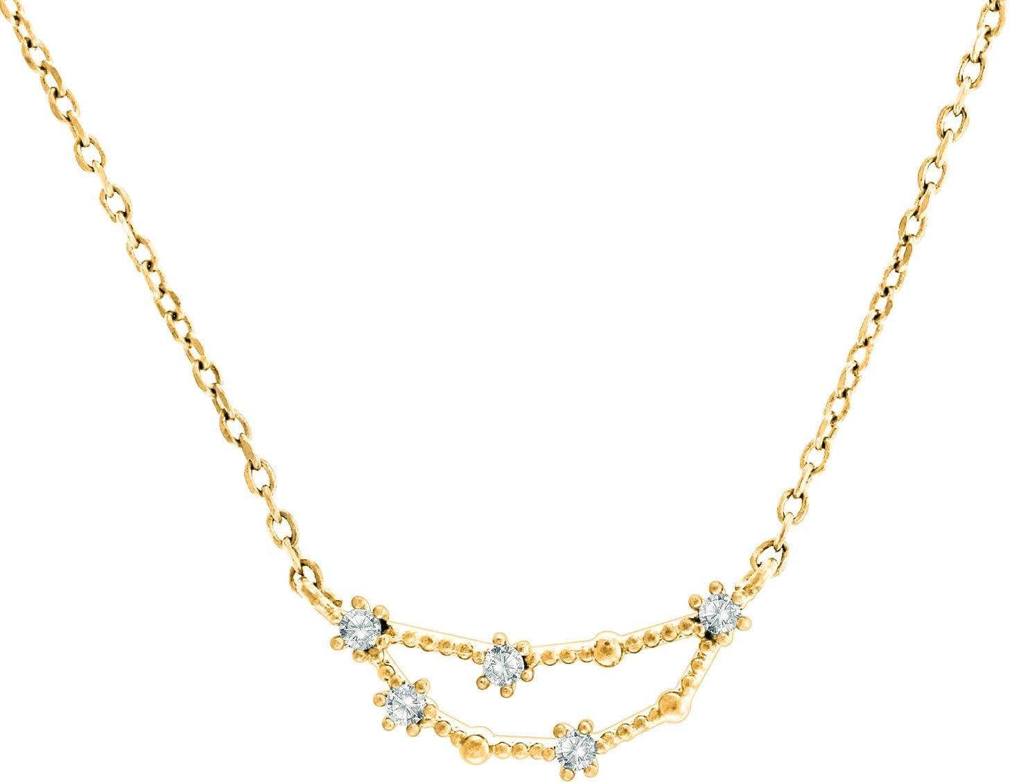 image:imagePAVOI 14K Gold Plated Astrology Constellation Horoscope Zodiac Necklace 1618Yellow Gold