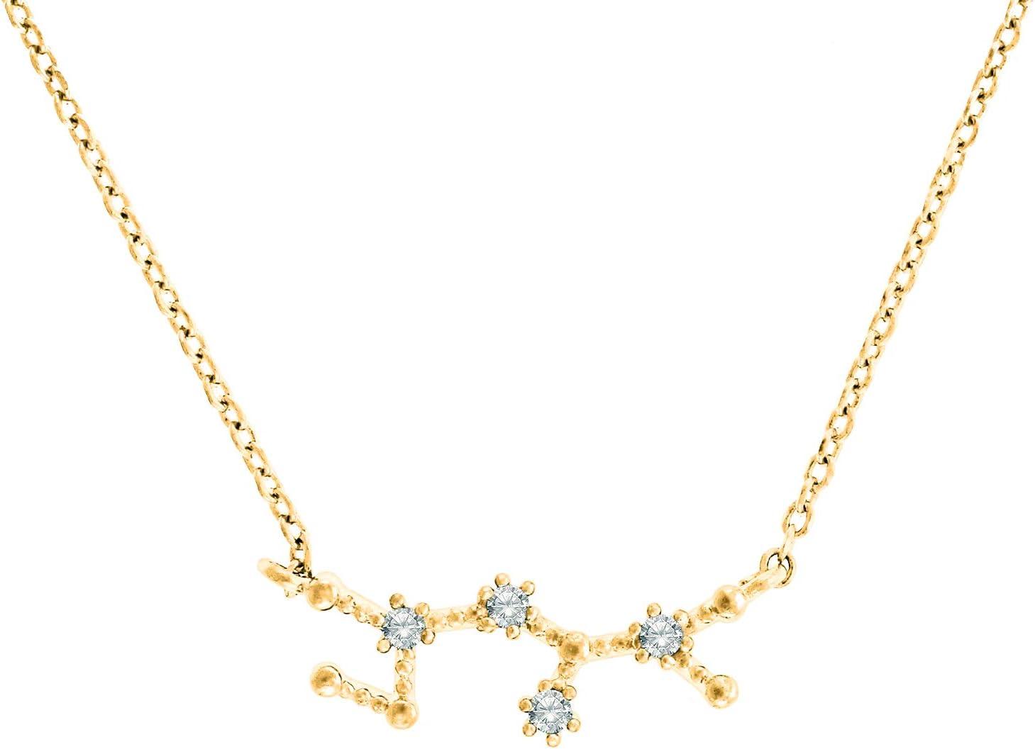 image:imagePAVOI 14K Gold Plated Astrology Constellation Horoscope Zodiac Necklace 1618Yellow Gold