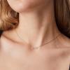 PAVOI 14K Gold Plated Astrology Constellation Horoscope Zodiac Necklace 16-18″(White Gold)