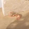 PAVOI 14K Gold Colored Extra Chunky 6.5mm Lightweight Open Hoops | Gold Hoop Earrings for Women(Rose Gold)