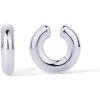 PAVOI 14K Gold Plated Chunky Tubular Hinged Earscape Ear Cuffs for Women | Statement Earring Pair(Plain)