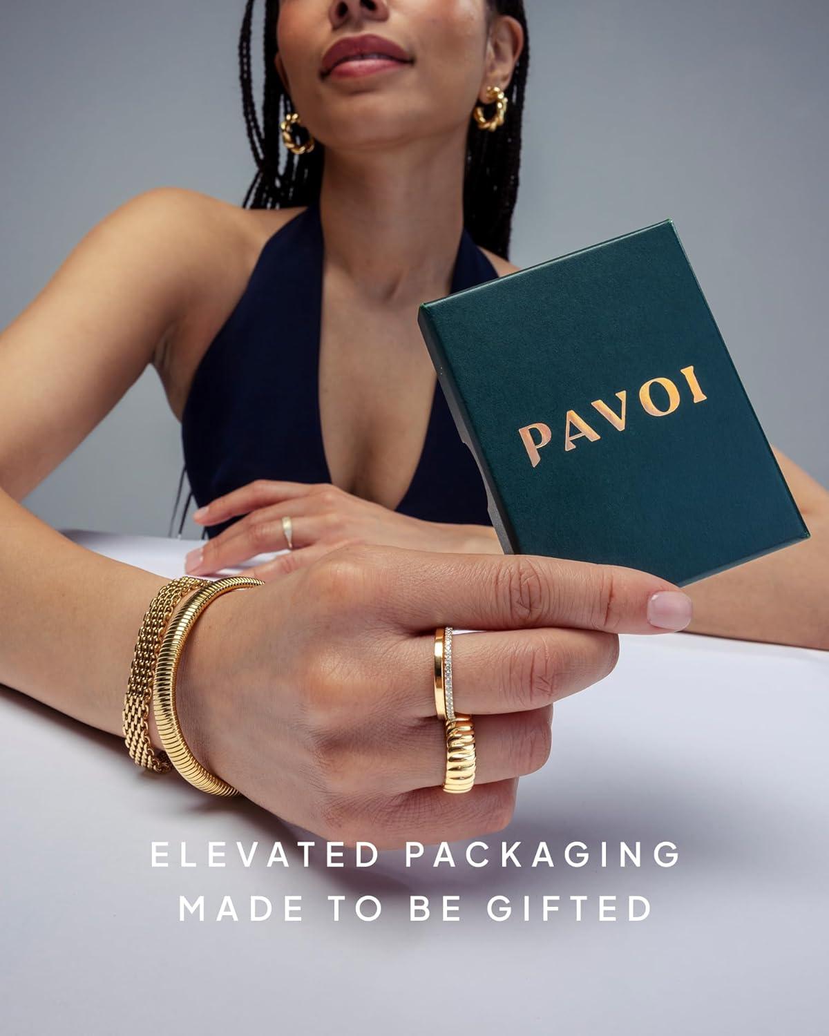 image:imagePAVOI Dangle Earrings for Women 14K Gold Plated Dainty Dangle Hoop Earrings with 925 Sterling Silver Posts with CZ Bridal Small Huggie Hoop Drop Trendy Fashion JewelryWhite Gold