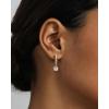 PAVOI Dangle Earrings for Women – 14K Gold Plated Dainty Dangle Hoop Earrings with 925 Sterling Silver Posts with CZ – Bridal Small Huggie Hoop Drop Trendy Fashion Jewelry(Yellow Gold)